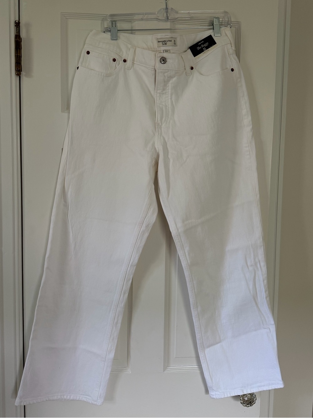NWT A&F Curve Love Low Rise Baggy Jean 12S